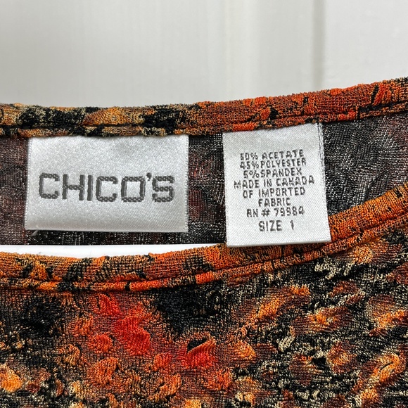 Women's Chico's Acetate Sweater 1 - Picture 3 of 9